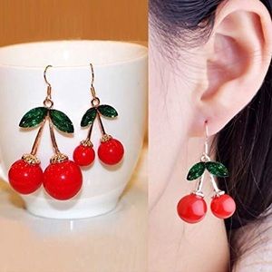 L🍏 Handmade creative Light weight Fruits earring